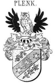 Plenck József Jakab címere